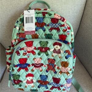 Vera Bradley Small Green and Red Bag Stylish Accessories